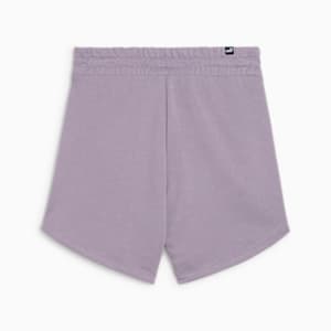 Shorts de cintura alta Mujer Essentials, Pale Plum, extralarge