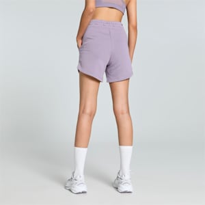 Women's High Waist Shorts, Pale Plum, extralarge-IND
