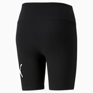 Essentials Logo Women's Short Leggings, Puma Black, extralarge-GBR