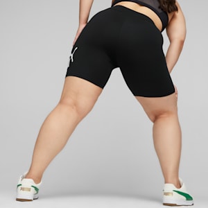 Essentials Logo Women's Short Leggings, Puma Black, extralarge-GBR