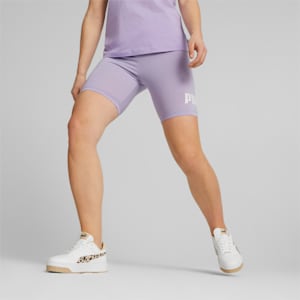Essentials Logo Women's Short Leggings, Vivid Violet