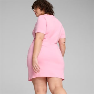 Vestido de camiseta de corte entallado Essentials para mujer, Pink Lilac, extralarge