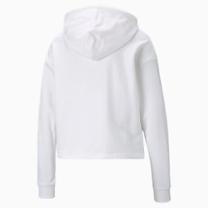 Sudadera corta con capucha Essentials+ de mujer, Puma White, extralarge