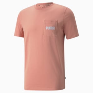 Camiseta con bolsillo Modern Basics de hombre, Rosette