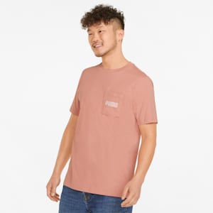 Camiseta con bolsillo Modern Basics de hombre, Rosette