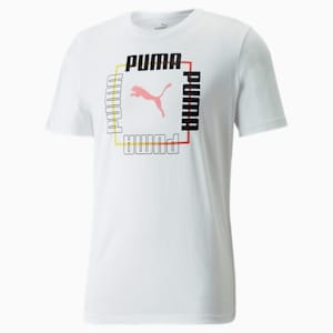 Camiseta Box de hombre, Puma White