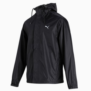 Basic Men's Rain Jacket, Puma Black