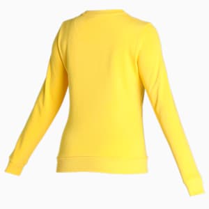 PUMA Logo Women's Sweatshirt, Sun Ray Yellow, extralarge-IND