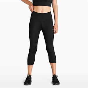 Women's  3/4 Tights, Puma Black-Silver, extralarge-IND