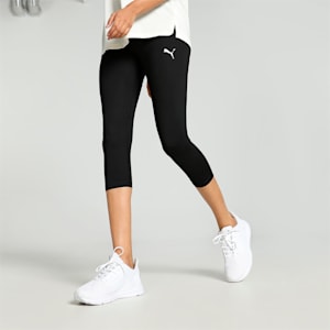 Women's  3/4 Tights, PUMA Black-(silver cat), extralarge-IND