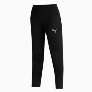 Women's Mid-Rise Tights, Puma Black-Silver, extralarge-IND