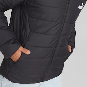 Essentials Men Regular Fit Padded Jacket, Puma Black, extralarge-IND