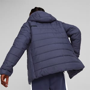 Essentials Men Regular Fit Padded Jacket, Peacoat, extralarge-IND