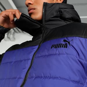 Men's Regular Fit Padded Jacket, Lapis Lazuli, extralarge-IND