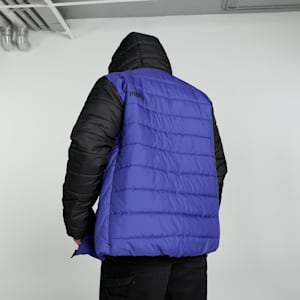 Men's Regular Fit Padded Jacket, Lapis Lazuli, extralarge-IND