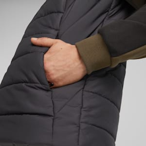 Essentials Men Regular Fit Padded Vest, Puma Black, extralarge-IND
