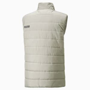 Men's Regular Fit Padded Vest, Pebble Gray, extralarge-IND