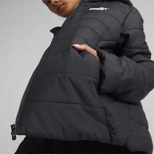 Women Regular Fit Padded Jacket, Puma Black, extralarge-IND