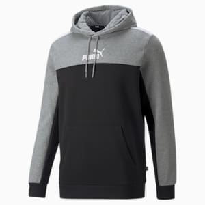 Colorblock Men's Regular Fit Hoodie, Puma Black, extralarge-IND
