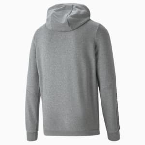 Essentials+ Tape Men’s Hoodie, Medium Gray Heather, extralarge