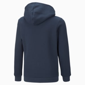 Colourblock Youth Regular Fit Hoodie, Marine Blue, extralarge-IND