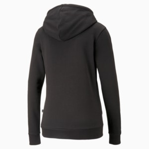 Essentials+ Metallic Logo Women's Regular Fit Hoodie, PUMA Black-Gold, extralarge-IND