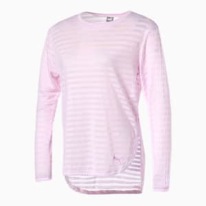 ウィメンズ ACTIVE+ リラックス 長袖 Tシャツ, Lavender Fog