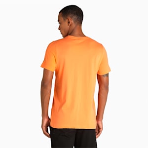 One8 Virat Kohli Men's Graphic T-Shirt, Deep Apricot