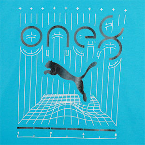 One8 Virat Kohli Youth Logo T-Shirt, Ocean Dive