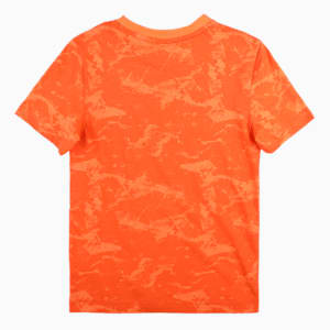 One8 Virat Kohli Youth Graphic T-Shirt, Deep Apricot