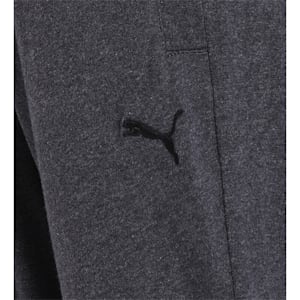 Zippered Men's Jersey Pants, Dark Gray Heather, extralarge-IND