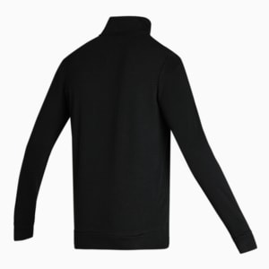 Men's Sweat Jacket, PUMA Black-PUMA White, extralarge-IND