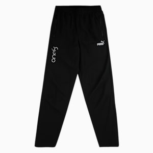 One8 Boy's Regular Fit Trackpants, Puma Black, extralarge-IND