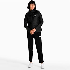 Women's Lightweight Padded Jacket, Puma Black, extralarge-IND