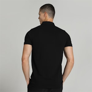 Active Men's Slim Fit Polo, PUMA Black-PUMA White, extralarge-IND