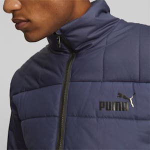 Men's Regular Fit Padded Jacket, Peacoat, extralarge-IND