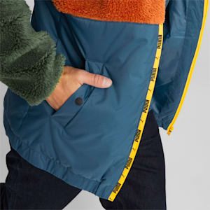 Men's Sherpa Jacket, Warm Chestnut