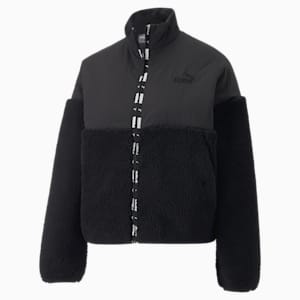 Veste sherpa Femme, Puma Black