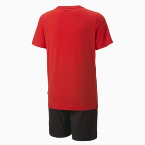 キッズ ボーイズ Tシャツ アンド ショーツ セット 120-160cm, For All Time Red, extralarge-JPN