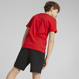 キッズ ボーイズ 半袖 Tシャツ アンド ショーツ セット 120-160cm, For All Time Red, extralarge-JPN