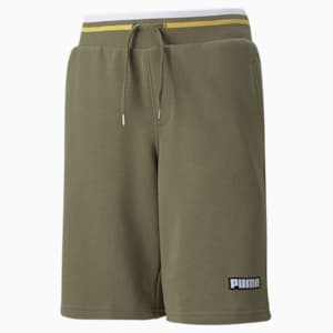 キッズ ボーイズ ALPHA スウェット ショーツ B 120-160cm, Dark Green Moss