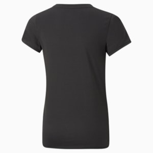 キッズ ガールズ ランニング トレーニング 半袖 Tシャツ 120-160cm, Puma Black