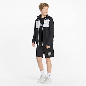 キッズ ボーイズ ESS+ カラーブロック ウィンドブレーカー 120-160cm, Puma Black