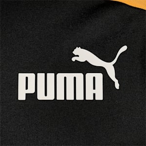 キッズ ボーイズ ベースボール ポリ ジャージ 上下セット 120-160cm, Puma Black-Tangerine