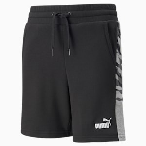 キッズ ボーイズ ESS+ CAMO ショーツ TR 120-160cm, Puma Black
