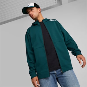 RAD/CAL Full-Zip Men's Relaxed Fit Hoodie, Varsity Green, extralarge-IND