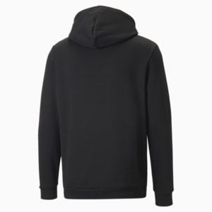 Sudadera con capucha con logotipo grande Essentials+ para hombre, Puma Black, extralarge