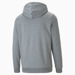 Sudadera con capucha con logotipo grande Essentials+ para hombre, Medium Gray Heather