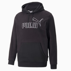 Sudadera de tejido polar con capucha para hombre Essentials, Puma Black, extralarge