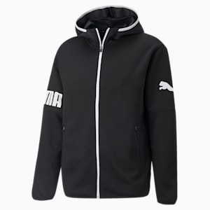 Power Cat Full-Zip Men's Hoodie, Puma Black